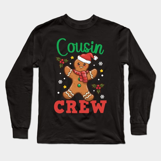 Cousin Christmas Gingerbread Long Sleeve T-Shirt by KAWAIITEE